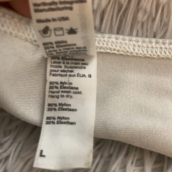 American Apparel Metallic Silver Bandeau - Picture 5 of 5